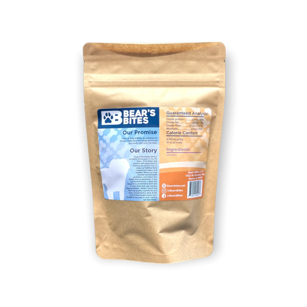 Single Ingredient, Dehydrated Chicken Dog Treats