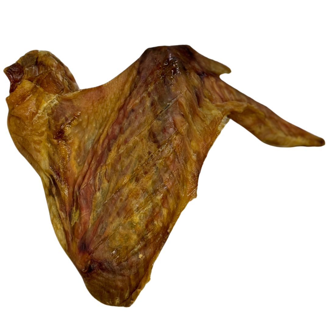 Single Ingredient, All-Natural Dehydrated Turkey Wing Dog Chew