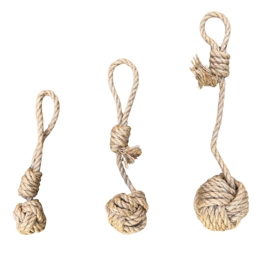hemp rope dog pull toy - rōmng