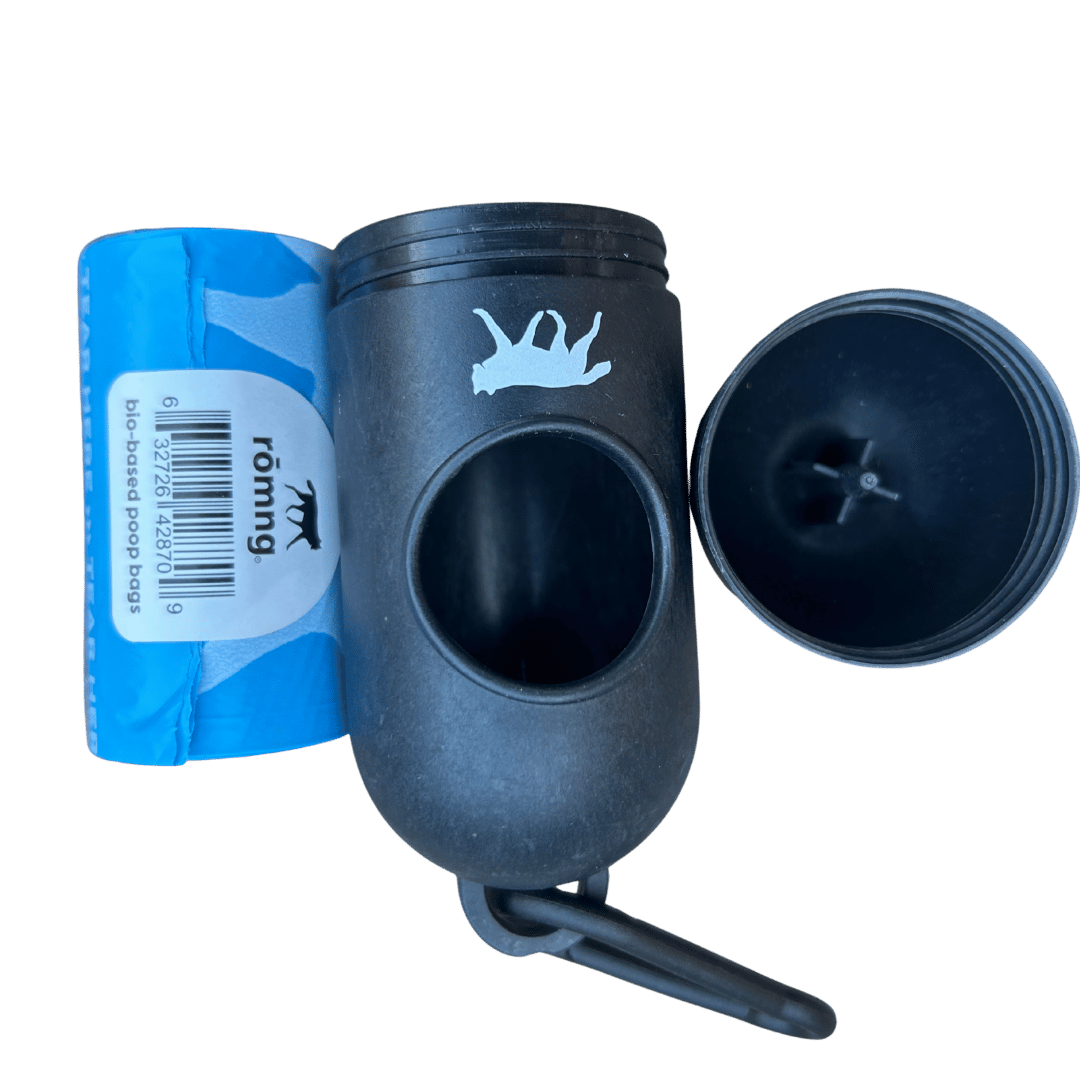 Bio-based Dog Poop Bags with Bamboo Dispenser