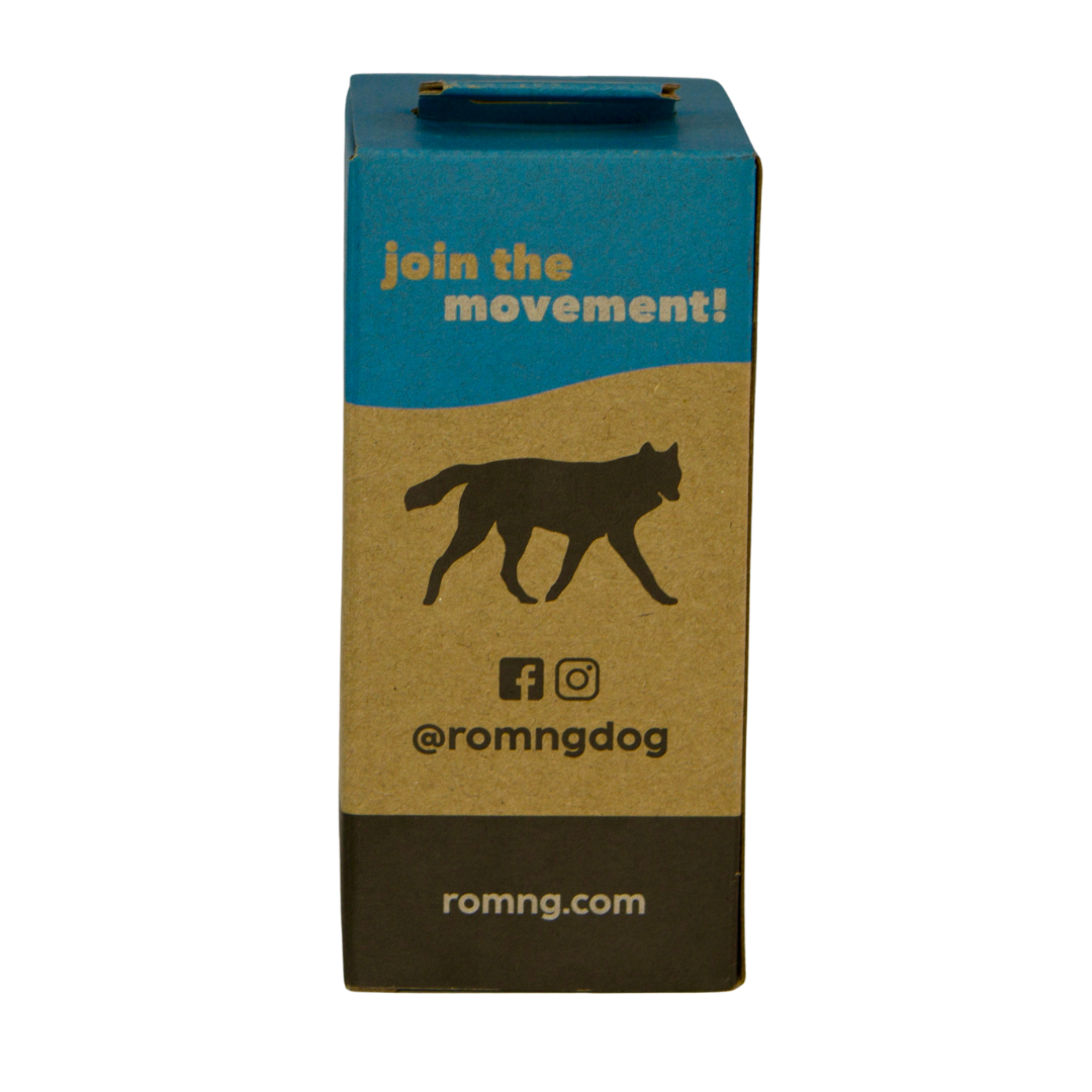 Bio-based Dog Poop Bags with Compostable Dispenser - rōmng