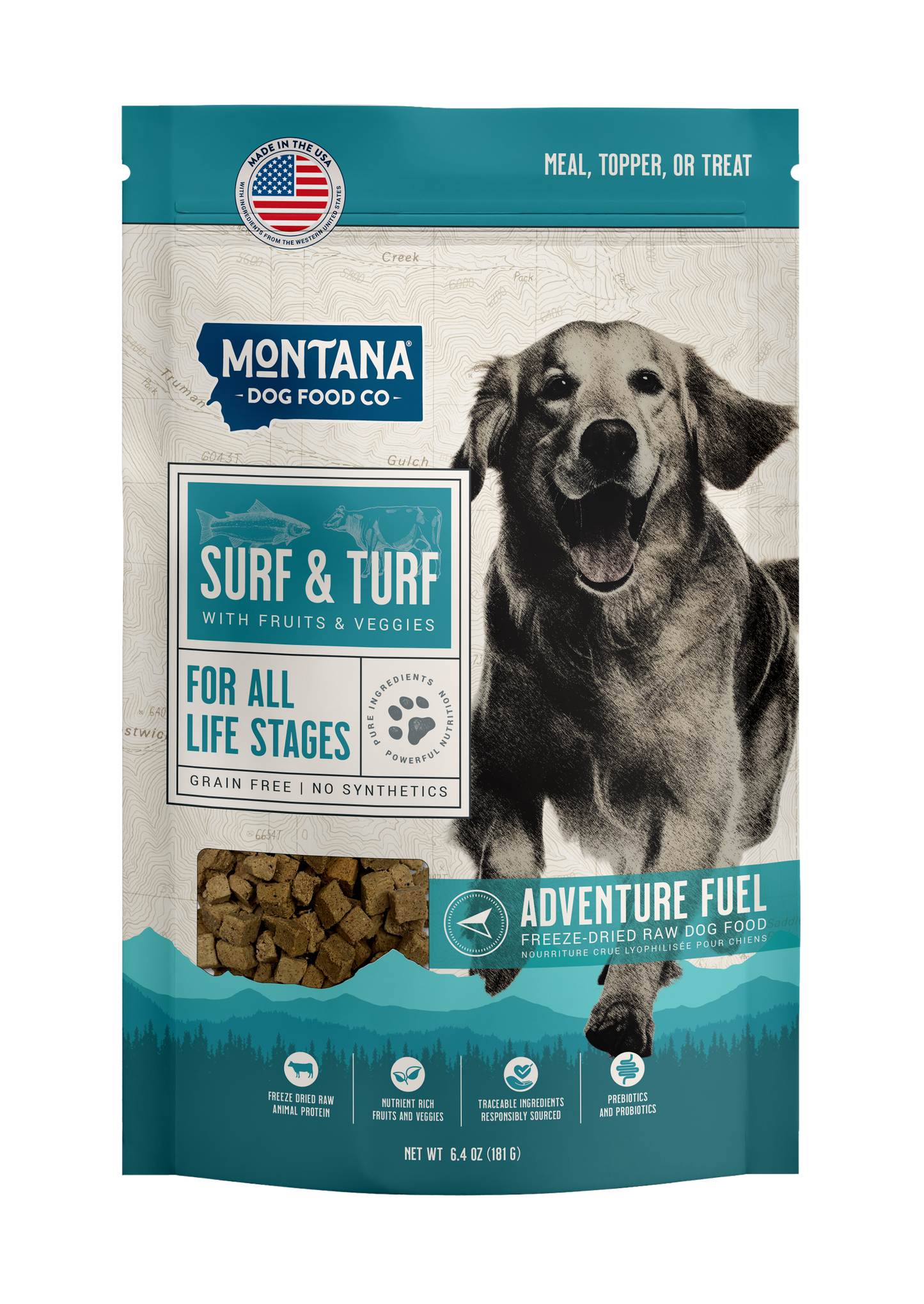 Grain-free Surf & Turf Freeze-dried Raw Adventure Fuel (Dog Food)