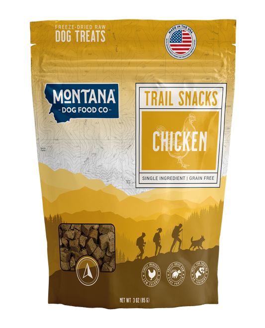 Chicken Breast Freeze-Dried Raw Trail Snacks (Treats) for Dogs 3oz