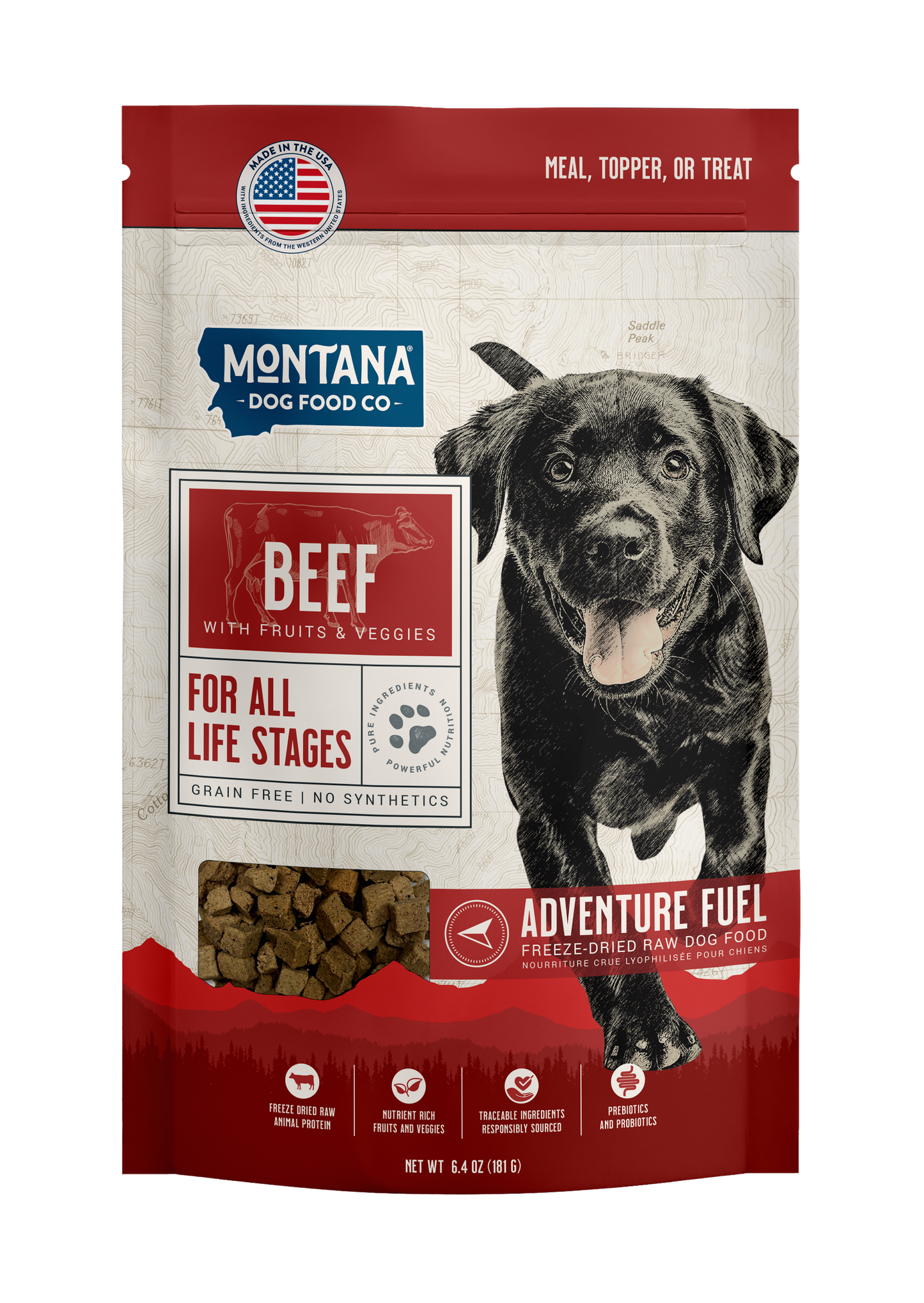 Grain-Free Beef Freeze-Dried Raw Adventure Fuel (Dog Food)