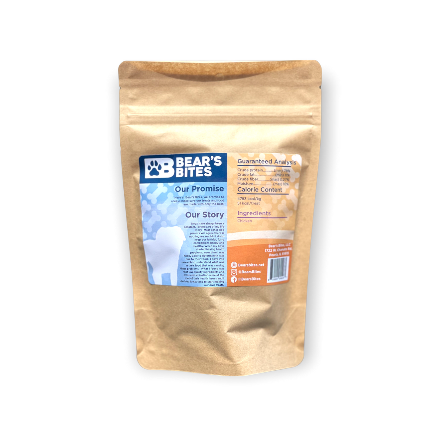 Single Ingredient, Dehydrated Chicken Dog Treats