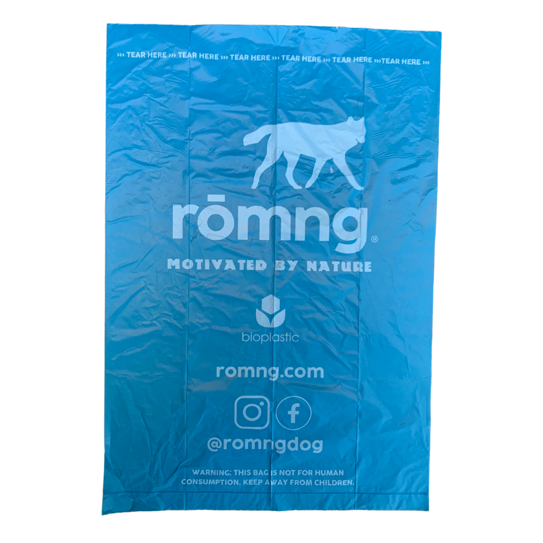 romng eco-friendly dog poop bags