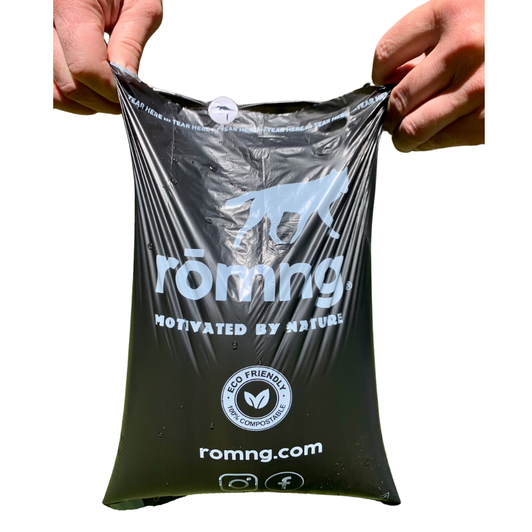 Clean up SoCal Compostable Dog Poop Bags Starter Pack - rōmng